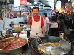 台北おすすめ　夜市の屋台料理